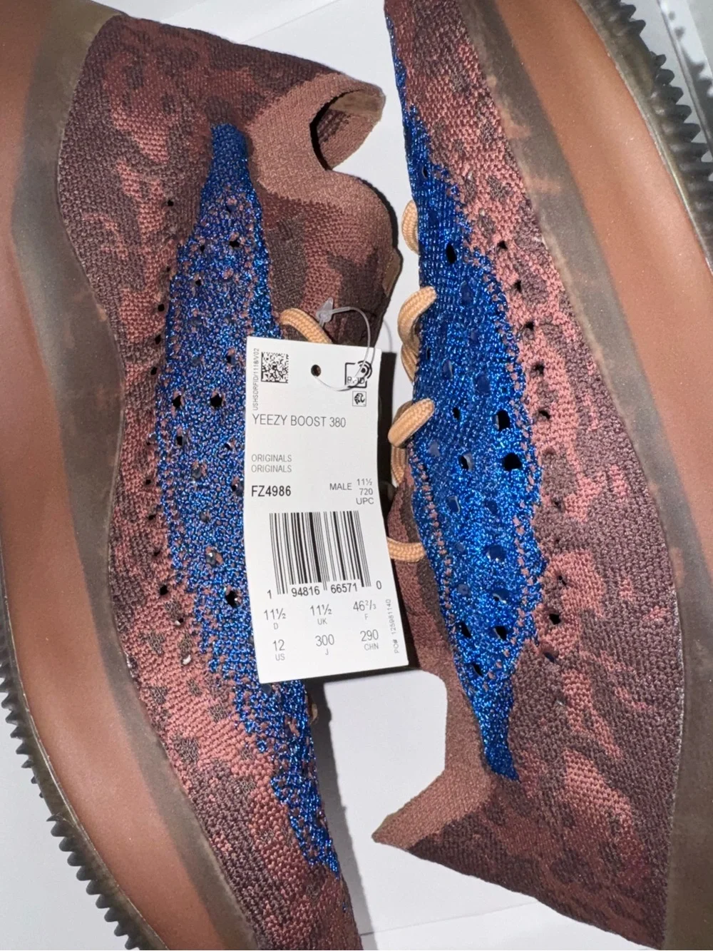 Men’s Adidas Yeezy Boost 380 Azure